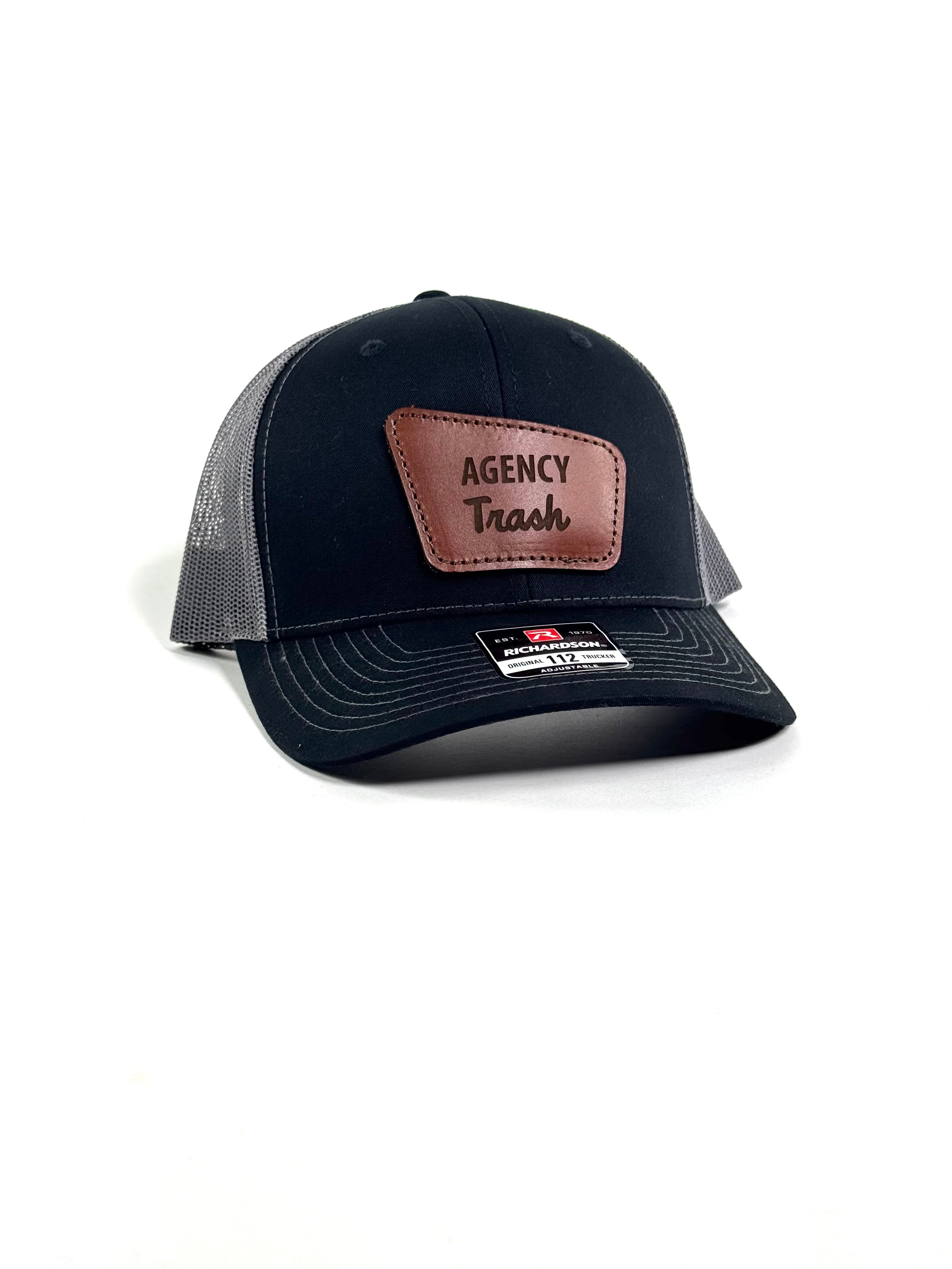 AGENCY TRASH CHARCOAL/BLACK -SNAPBACK