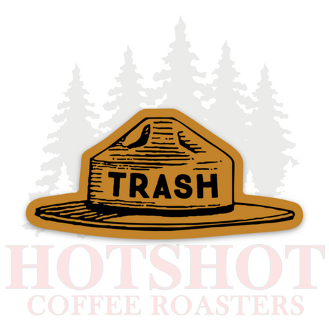 TRASH HAT- STICKER